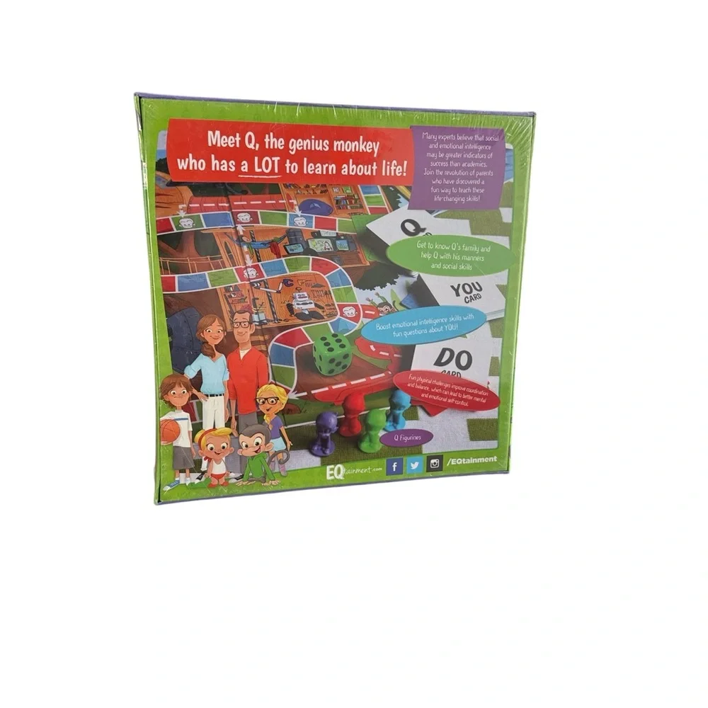 Q’s Race to the Top Board Game Educational Kids EQ Skills NEW Sealed